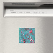 Prachtvoller, wirbeliger Marmor Magnet (In Situ (Geschirrspüler))