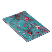 Prachtvoller, wirbeliger Marmor Notizblock (Rechte Seite)