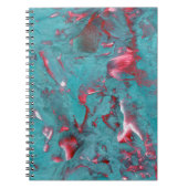 Prachtvoller, wirbeliger Marmor Notizblock (Vorderseite)