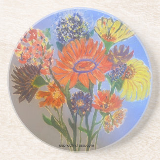 Prachtvolles florales handgemaltes Blumenstrauß-De Getränkeuntersetzer