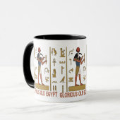 Prachtvolles Pharaonic altes Ägypten Tasse (Vorderseite Links)