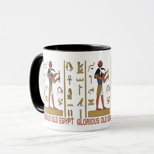 Prachtvolles Pharaonic altes Ägypten Tasse (Vorderseite Links)