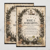 Practical Magic Inspirierter Mädchenabend Einladung (Vorne/Hinten)