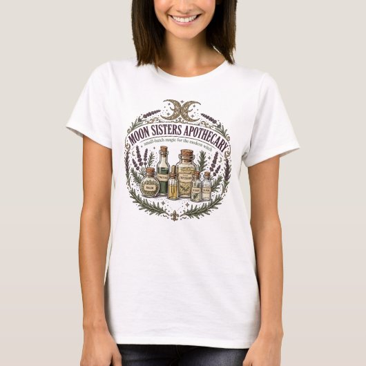 Practical Magic Mondschwestern Basic T-Shirt für D (Vorderseite)