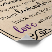 Practice Magic Hexy Sign Poster (Ecke)