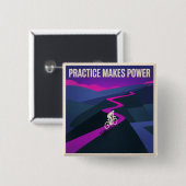 Practice Makes Power Button (Vorne & Hinten)