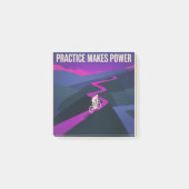 Practice Makes Power Post-it Klebezettel (Vorderseite)