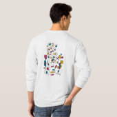 PracticeLove Abstraktes T-Shirt von David Flynn (Schwarz voll)