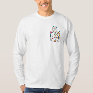 PracticeLove Abstraktes T-Shirt von David Flynn