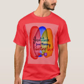 PracticeLove Dankbarkeit Gruß T-Shirt von D.Flynn (Vorderseite)