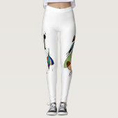 PracticeLove Frauen Leggings Design von David Flyn (Vorderseite)