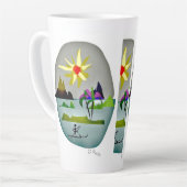 PracticeLove Latte Tasse Design von David Flynn (Linke Ecke)