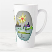 PracticeLove Latte Tasse Design von David Flynn (Rechts)