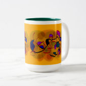 PracticeLovecoffeemug KaffeeMug PracticeLove Zweifarbige Tasse (VorderseiteRechts)