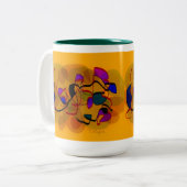 PracticeLovecoffeemug KaffeeMug PracticeLove Zweifarbige Tasse (Vorderseite Links)