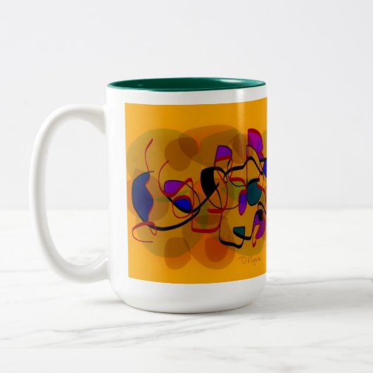 PracticeLovecoffeemug KaffeeMug PracticeLove Zweifarbige Tasse (Links)