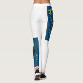 PracticeLoveLeggings Design von David Flynn Leggings (Rückseite)