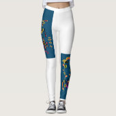 PracticeLoveLeggings Design von David Flynn Leggings (Vorderseite)