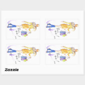 Prada Ta Da! Rechteckiger Aufkleber (Blatt)