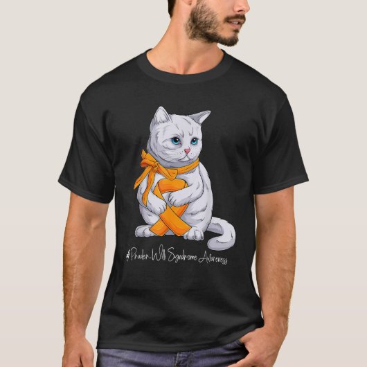 Prader Willi Syndrome Awareness Month Orange Ribbo T-Shirt (Vorderseite)
