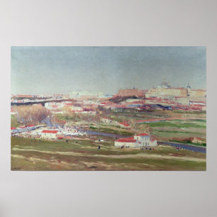 Pradera de San Isidro und Palacio wirklich Poster