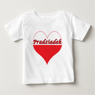 Pradziadek polnisches Herz Baby T-shirt