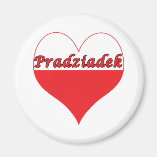 Pradziadek Polnisches Herz Magnet