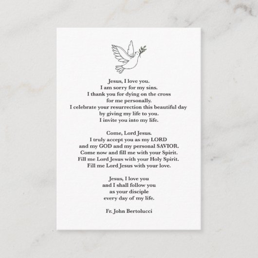 Praetkarte Begleitkarte (Vorderseite)