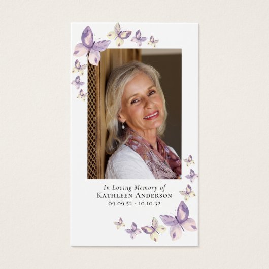 Praetkarte | Rosa Schmetterlingskreuz (Vorderseite)