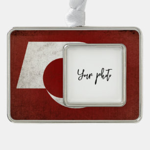 Präfektur Kumamoto Rahmen-Ornament Silber