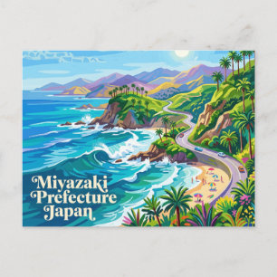 Präfektur Miyazaki Japan Postkarte