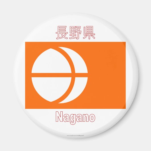 Präfektur Nagano Magnet (Vorne)
