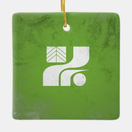 Präfektur Tochigi Keramikornament (Vorderseite)