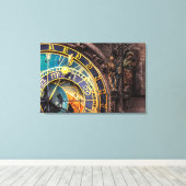 Prag 003A - Astronomische Uhr Leinwanddruck (Insitu (Holzboden))