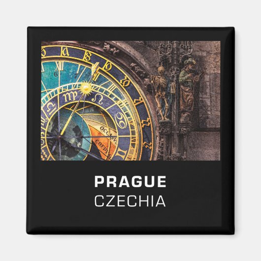 Prag 003D - Astronomical Clock Magnet (Vorne)