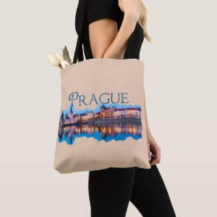 Prag: Abend Skyline Tasche