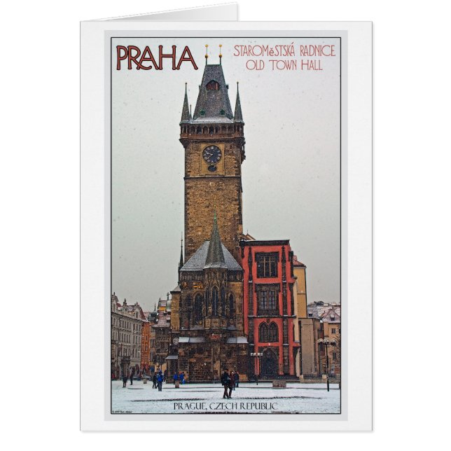 Prag - altes Rathaus (Vorne)