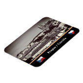 Prag, Altstadt & Prager Burg / Tschechien-Magnet Magnet (Linke Seite)