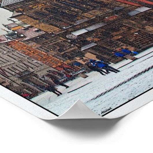 Prag - Altstadt Rathaus Poster (Ecke)