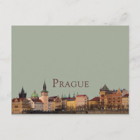 Prag: Altstadt Skyline Postkarte (Vorderseite)
