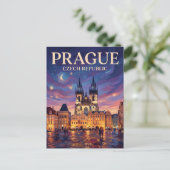 Prag Altstädter Ring Tschechien Postkarte (Stehend Vorderseite)