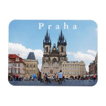 Prag. Altstädter Ring und Tyn Kirche.