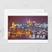 Prag am Nachmittag Postkarte (Vorne/Hinten)