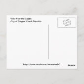 Prag Ansicht Postkarte (Rückseite)