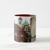 Prag-Architektur Zweifarbige Tasse (Mittel)