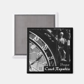 Prag, Astronomical Clock, Skeleton Magnet (Vorderseite/Rückseite)