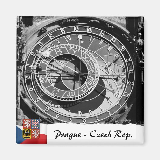 Prag, Astronomische Uhr, Altstädter Ring Magnet (Vorne)
