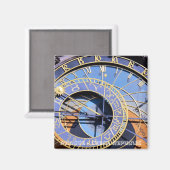 Prag, Astronomische Uhr (Kühlschrankmagnet) Magnet (Vorderseite/Rückseite)