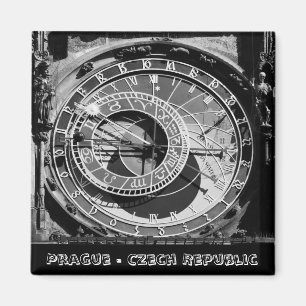 Prag, Astronomische Uhr Nr. 4 (Kühlschrankmagnet) Magnet