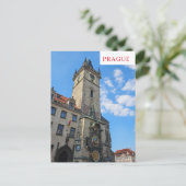 Prag Astronomische Uhrenansicht Postkarte (Stehend Vorderseite)